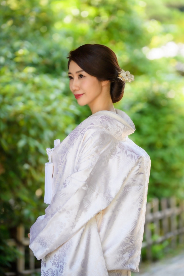 東山荘、徳川園にて和装前撮り　白無垢、色打掛、紋服レンタル