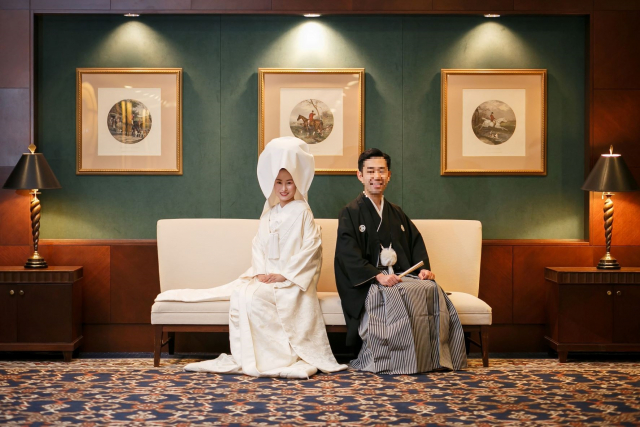 帝国ホテル 東京、名古屋観光ホテル挙式にて紋服、白無垢、色打掛レンタル